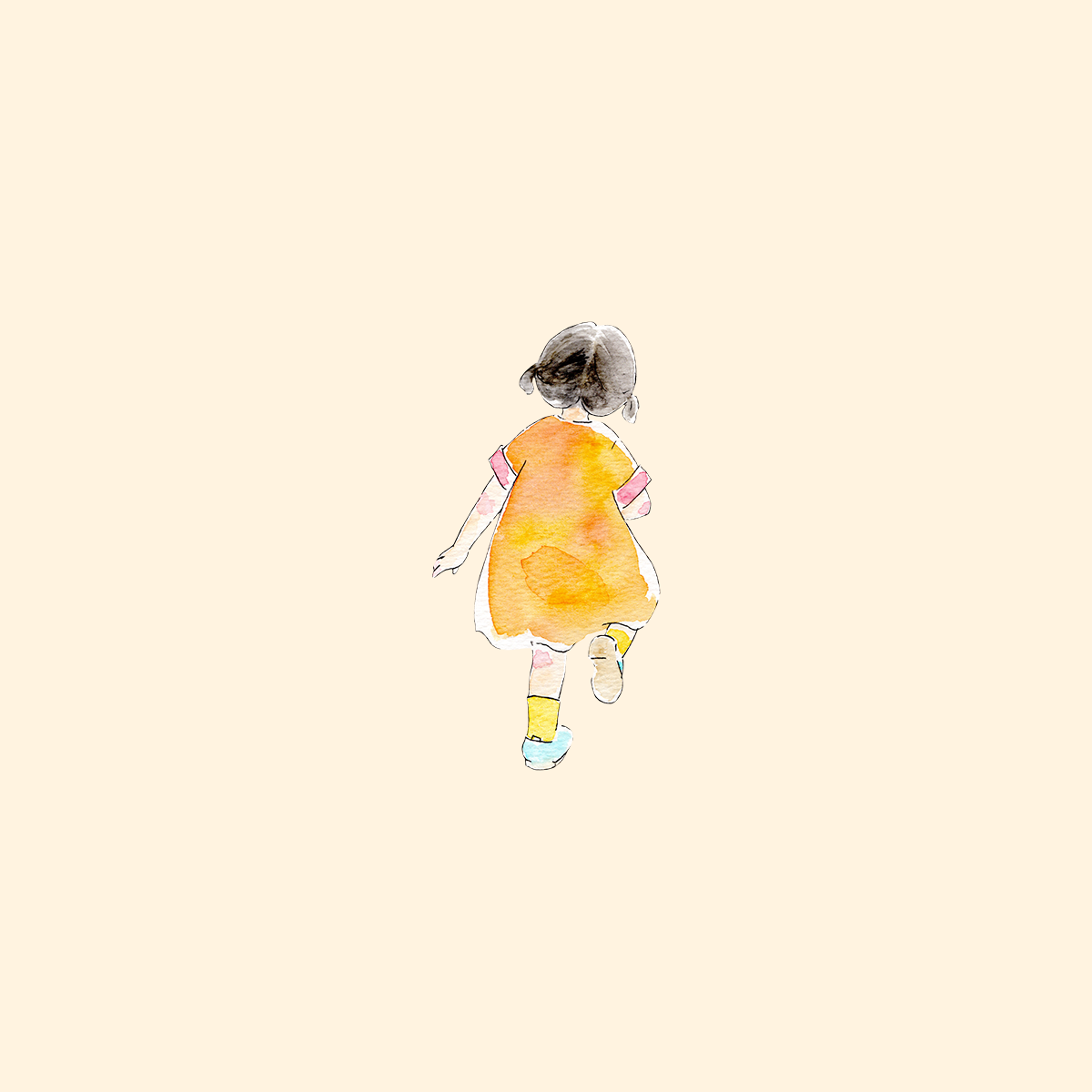 後ろ姿の女の子