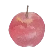 シンプルなりんご