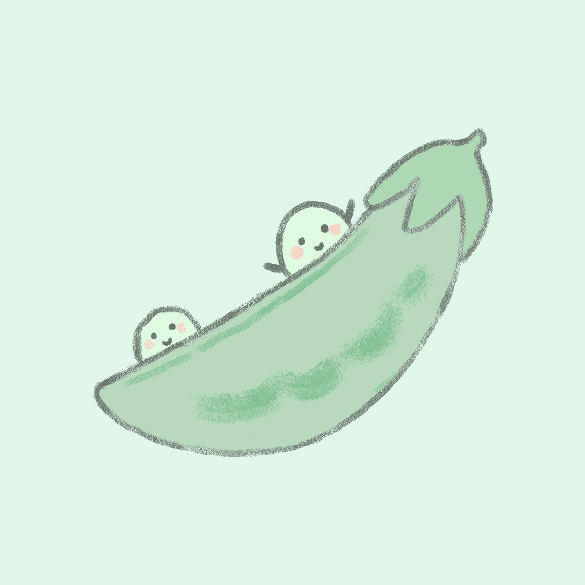 さやえんどうのイラスト