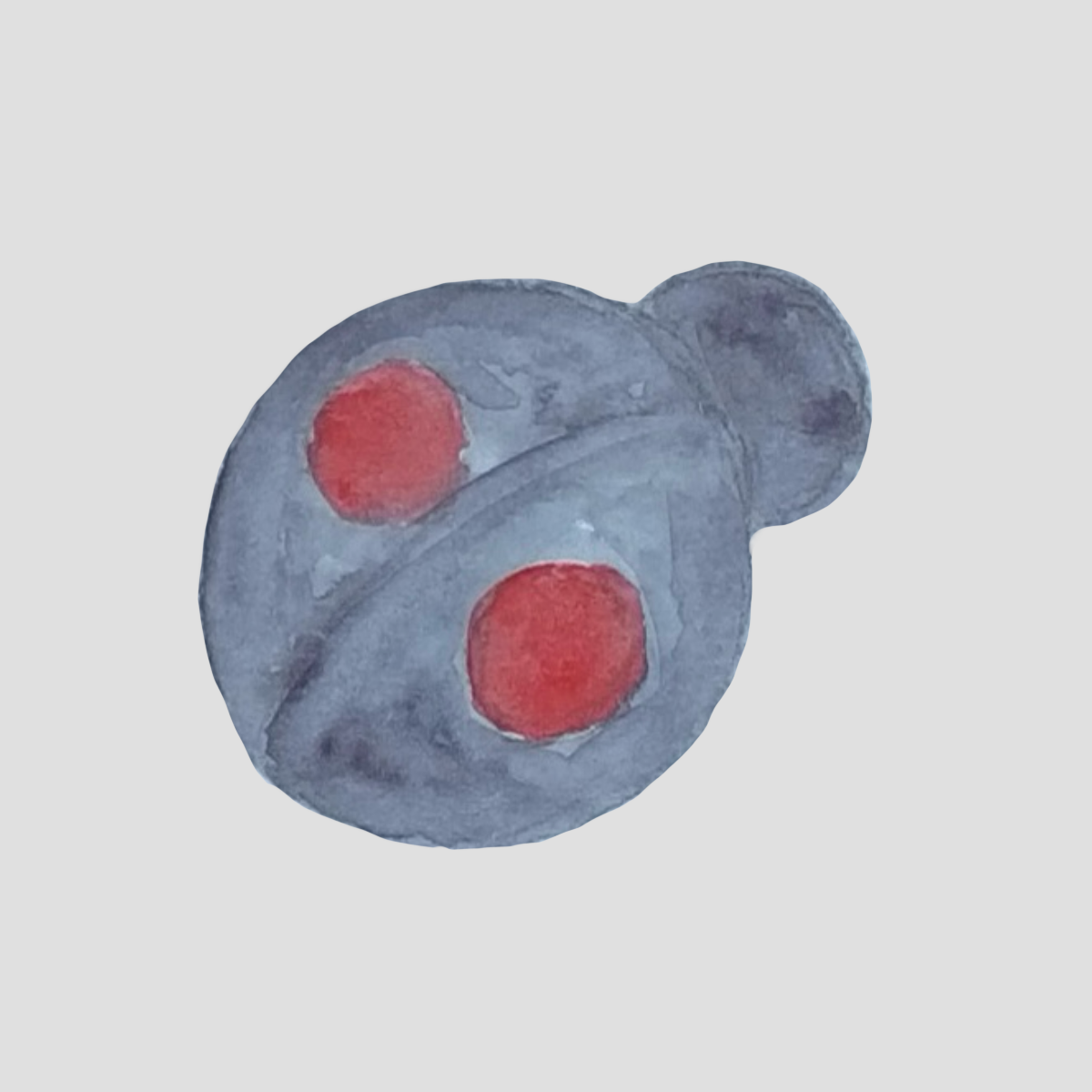 ２つ星のてんとう虫のイラスト