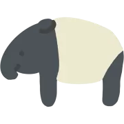 しろくろのバク