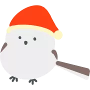 クリスマスなシマエナガ