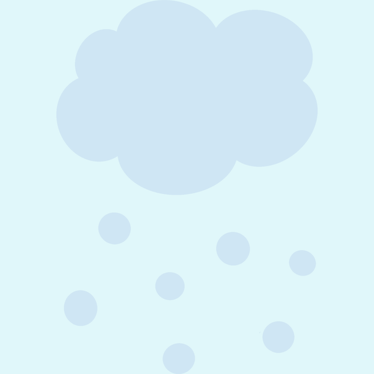 雲と雪