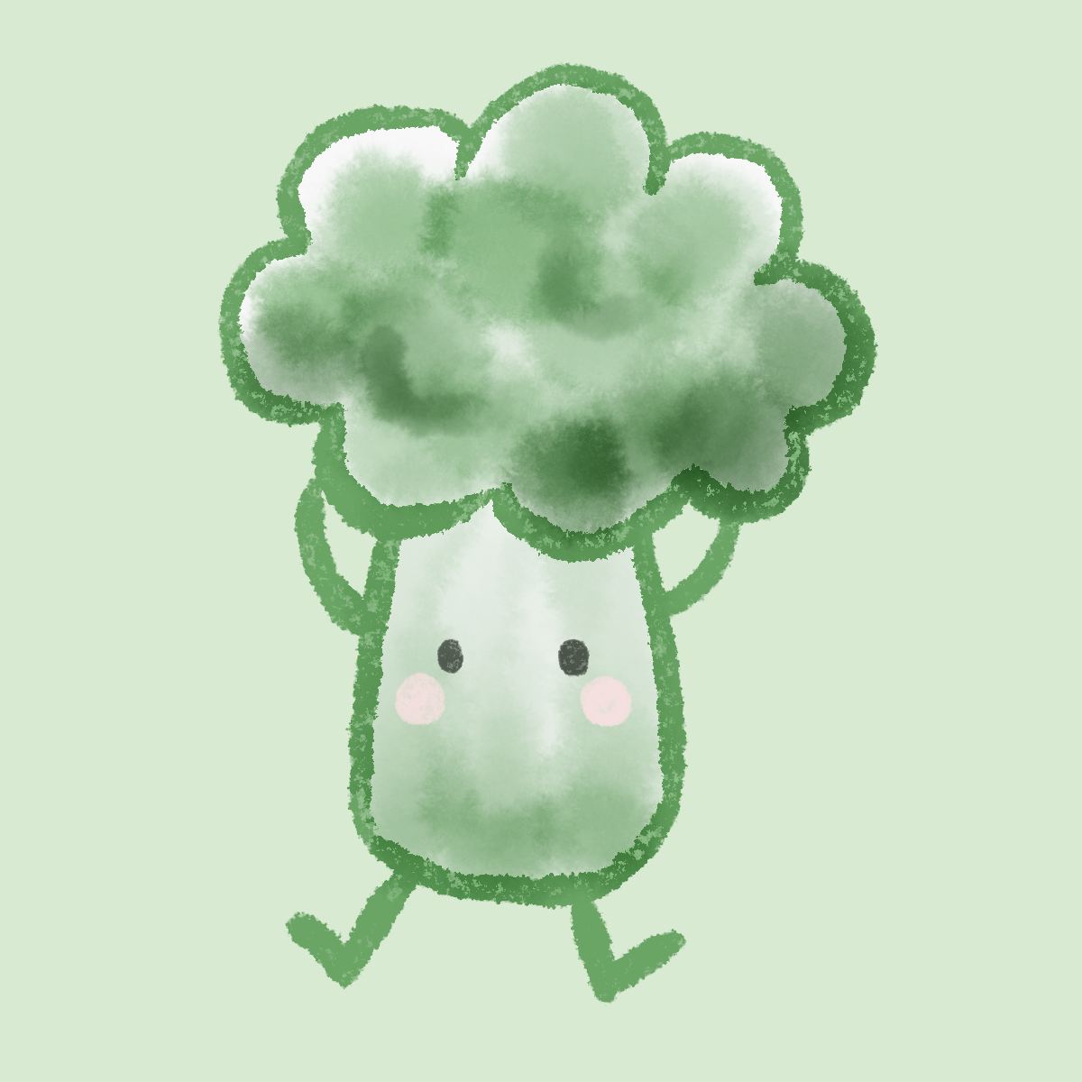 かわいいブロッコリー