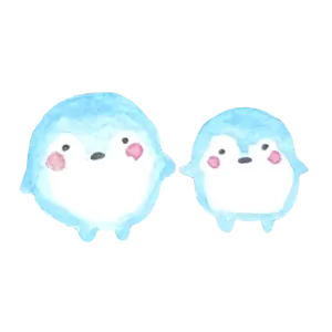 ペンギンの親子