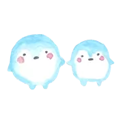 ペンギンの親子