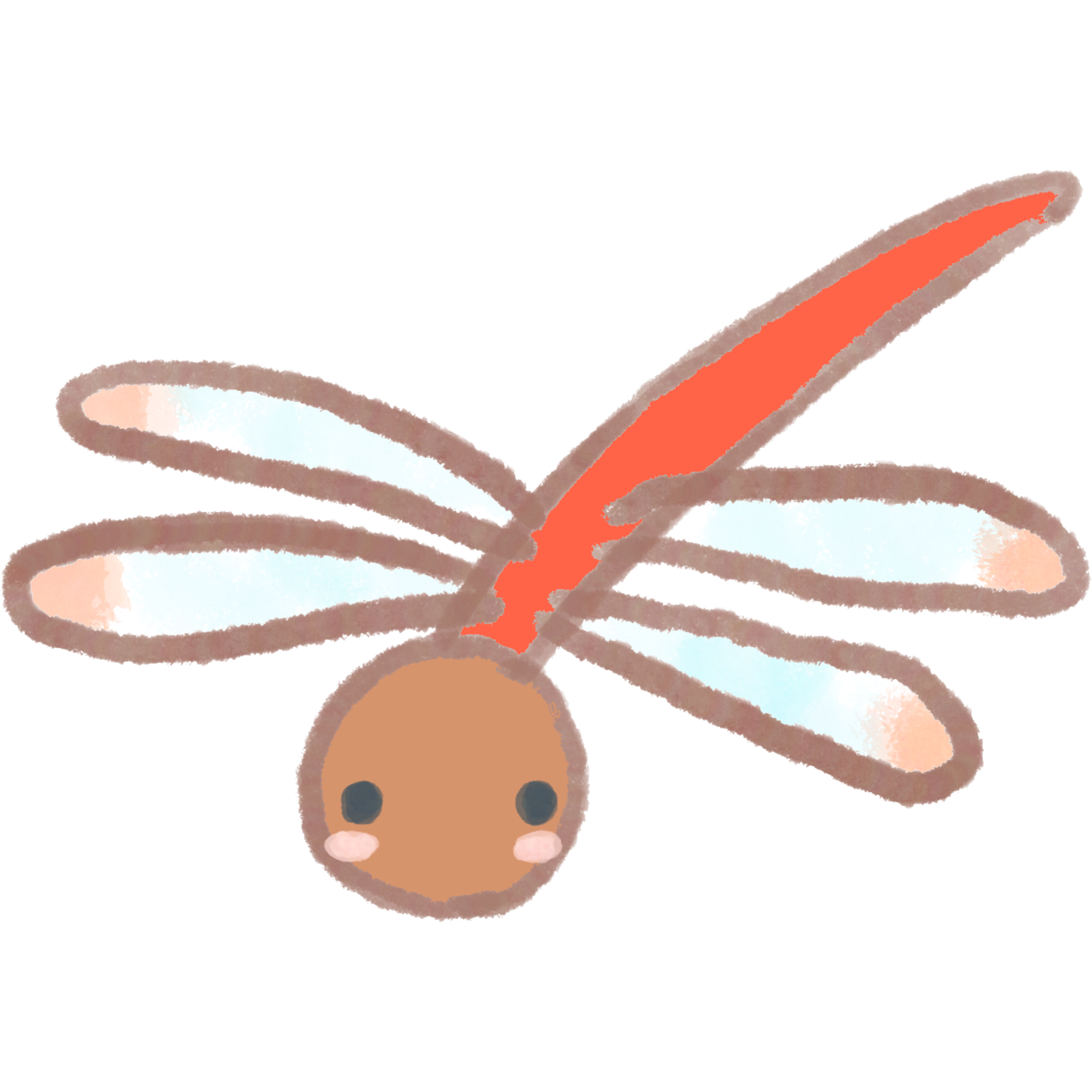 赤とんぼのイラスト