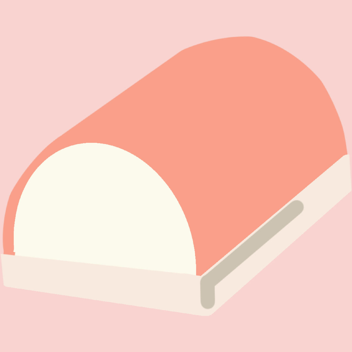 紅白かまぼこのイラスト