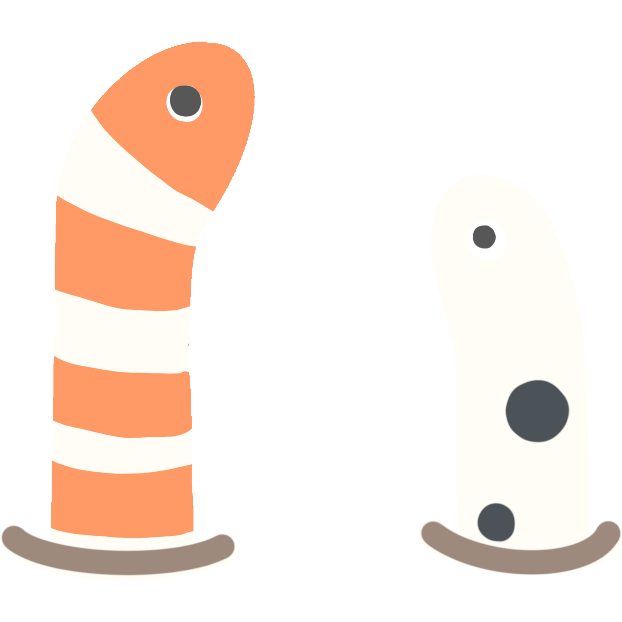 チンアナゴのイラスト