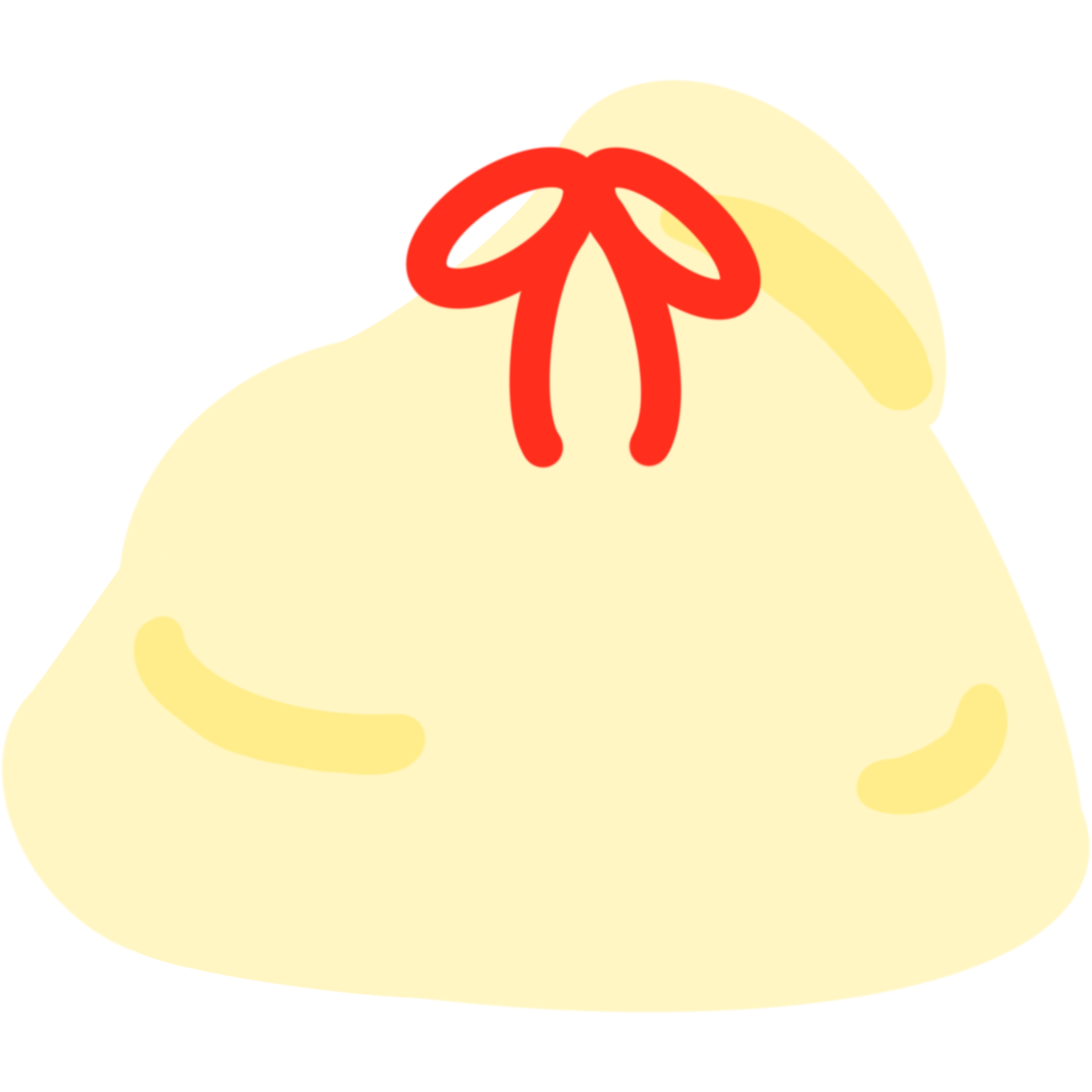 サンタの大きな袋のイラスト