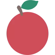 シンプルなリンゴ