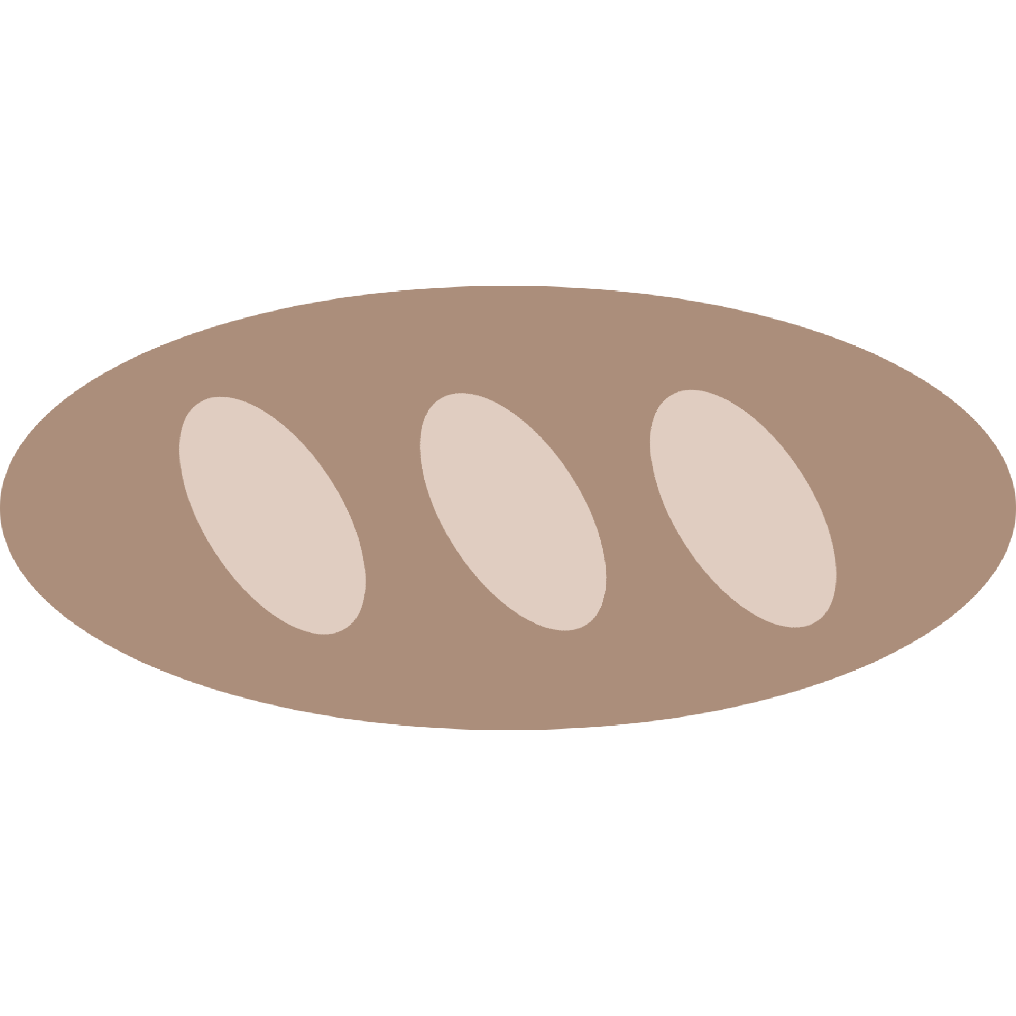 シンプルなフランスパンのイラスト