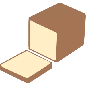 シンプルな食パン