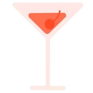 シンプルなカクテル