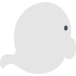 シンプルなおばけ