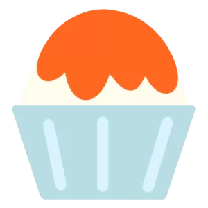 シンプルないちごのかき氷