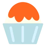 シンプルないちごのかき氷