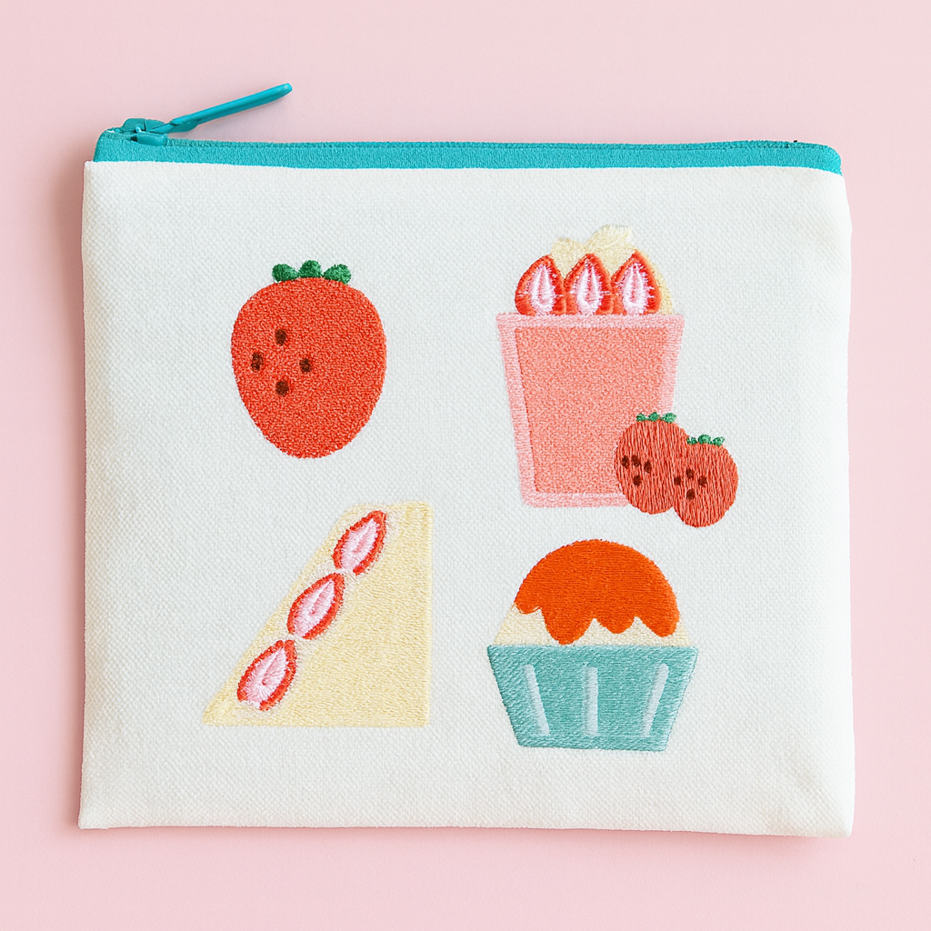 いちごのメニューを使用したAI生成製品