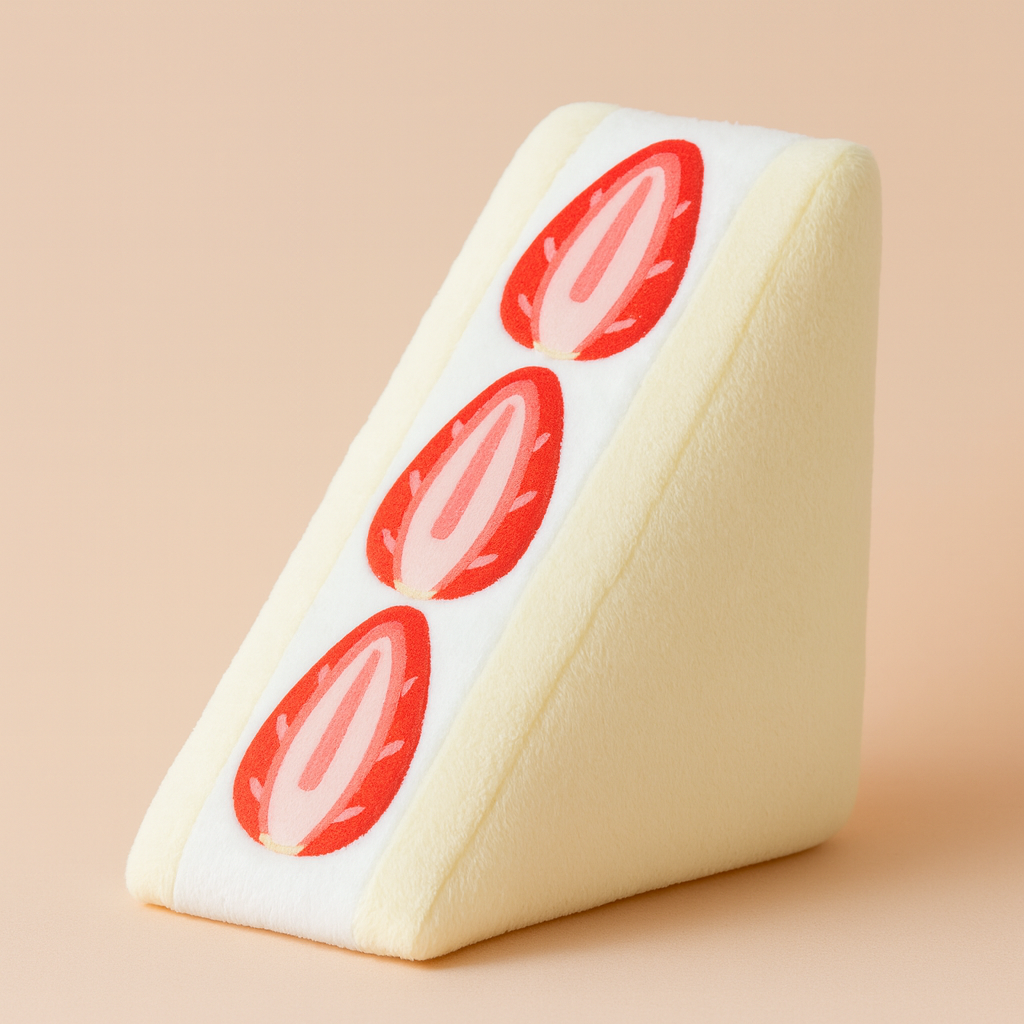 いちごサンドウィッチを使用したAI生成製品