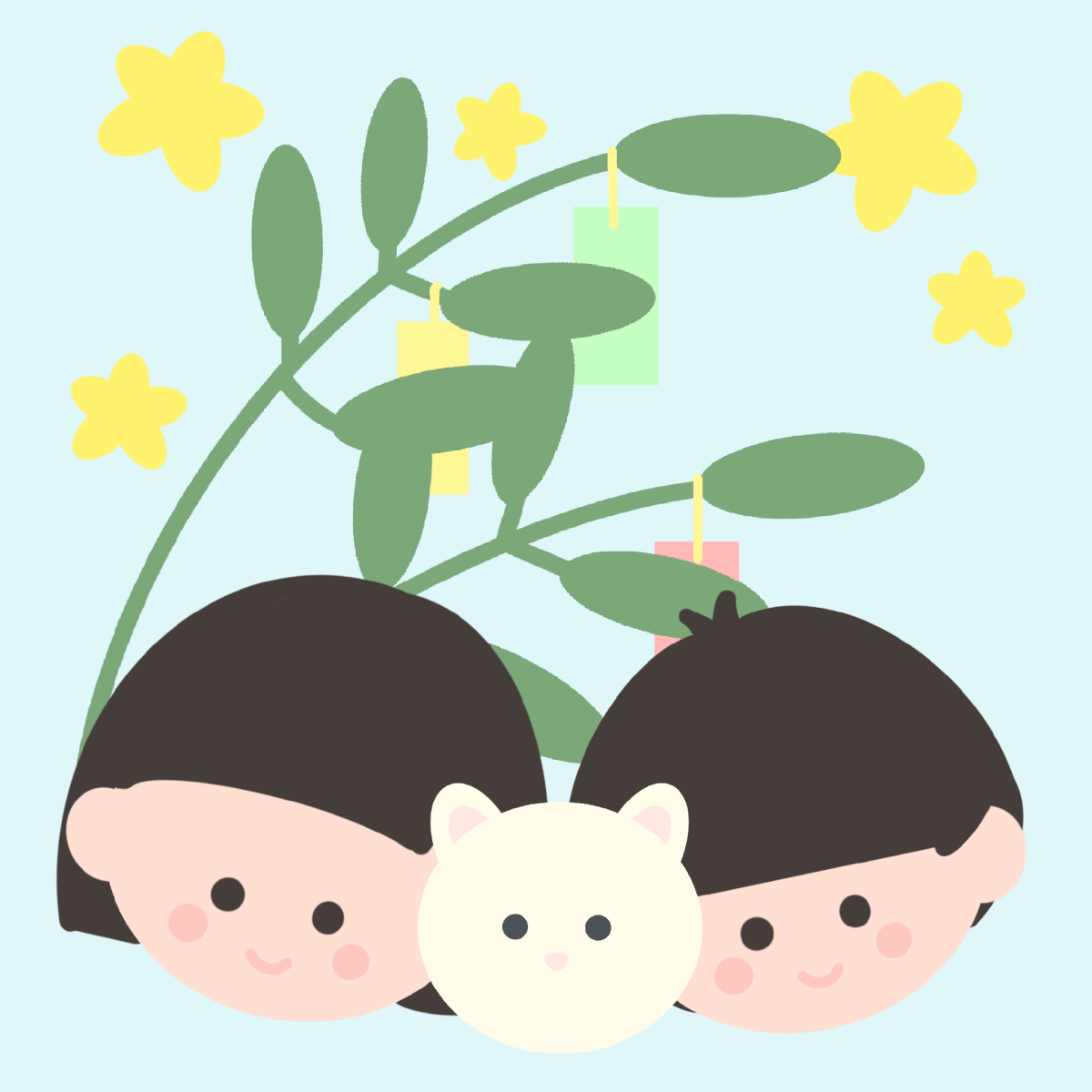 七夕祭りのイラスト