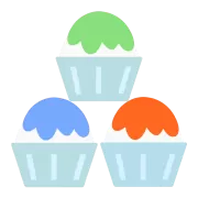 三種類のかき氷