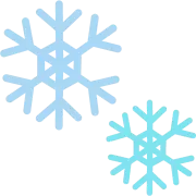 二つの雪の結晶