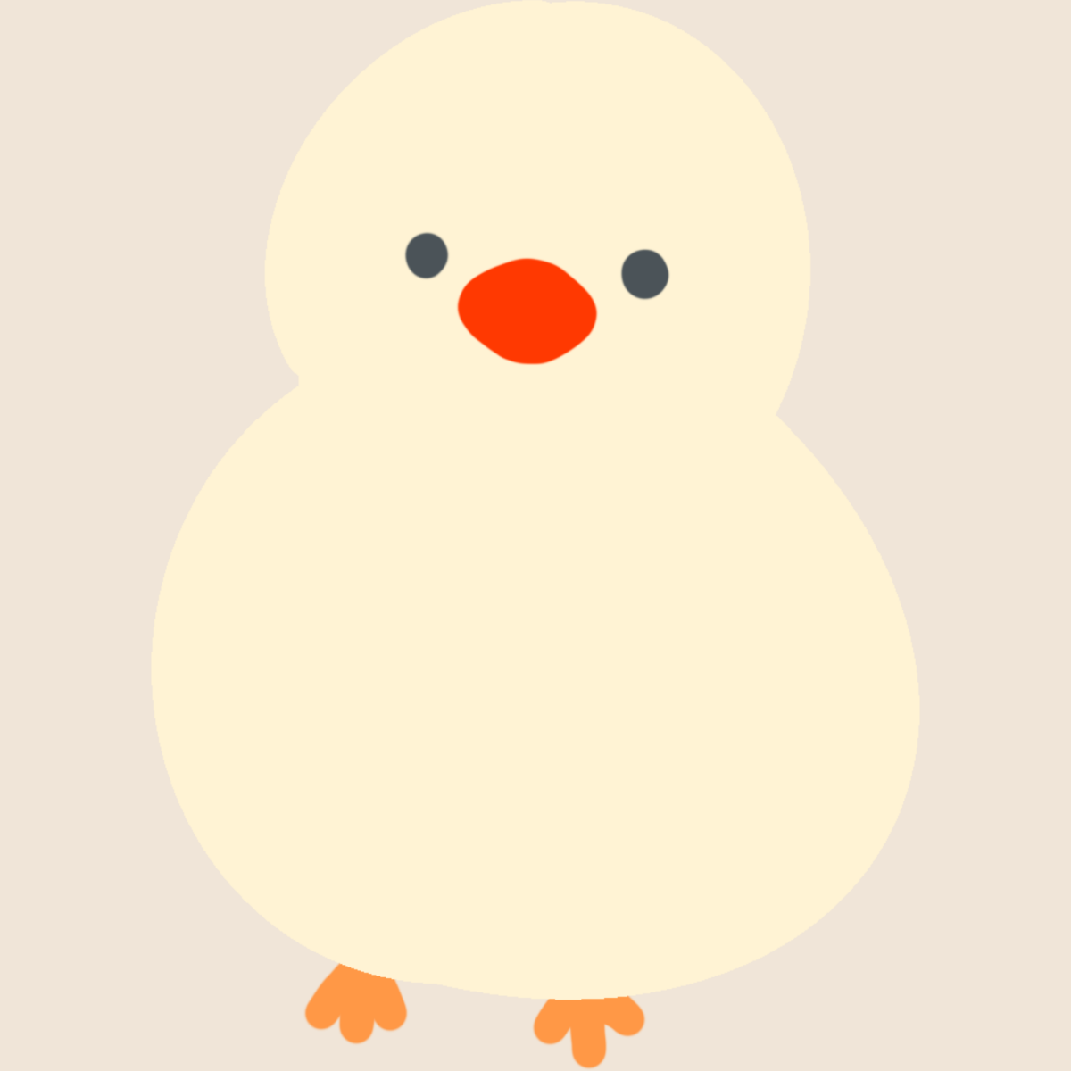 白い文鳥のイラスト