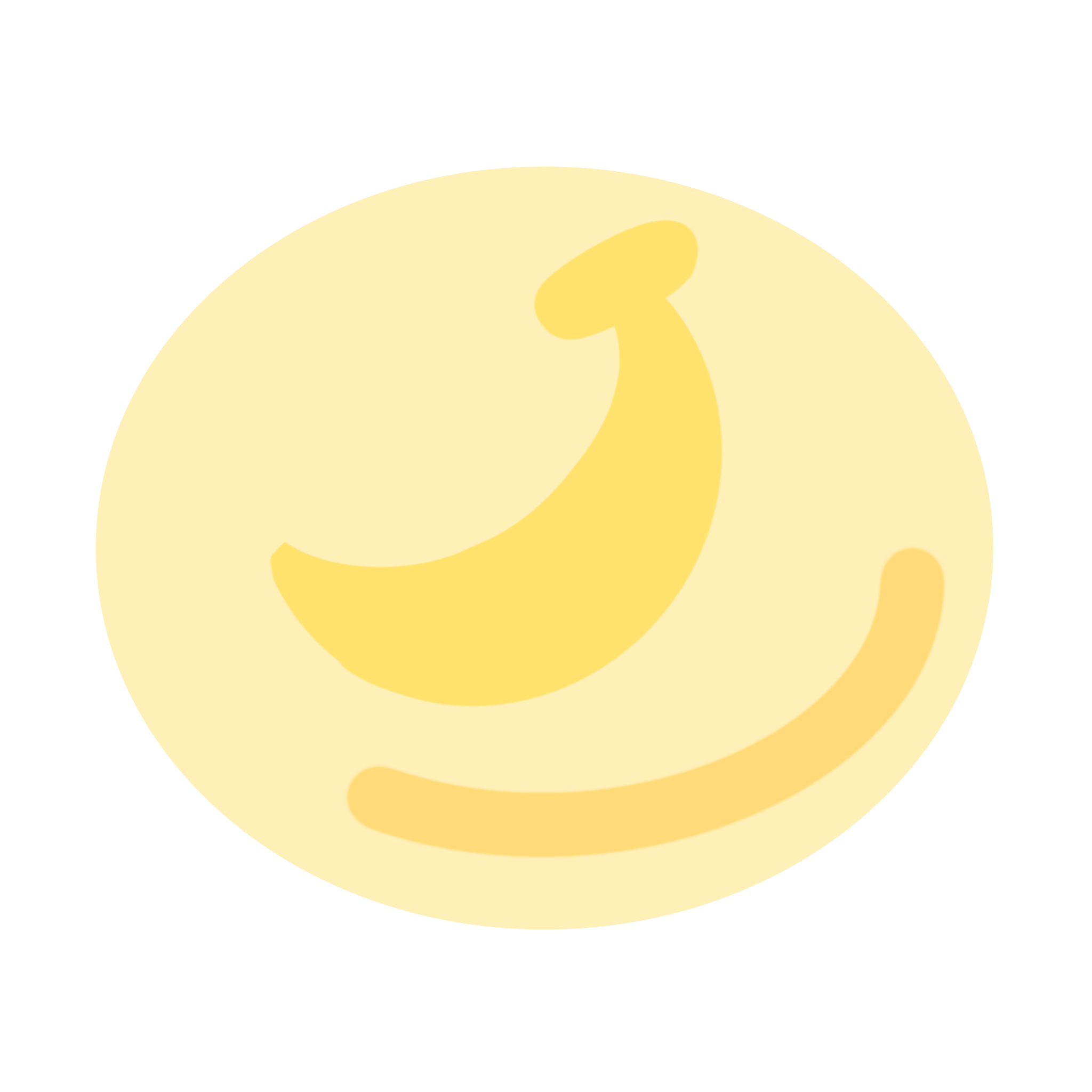 バナナのマカロンのイラスト