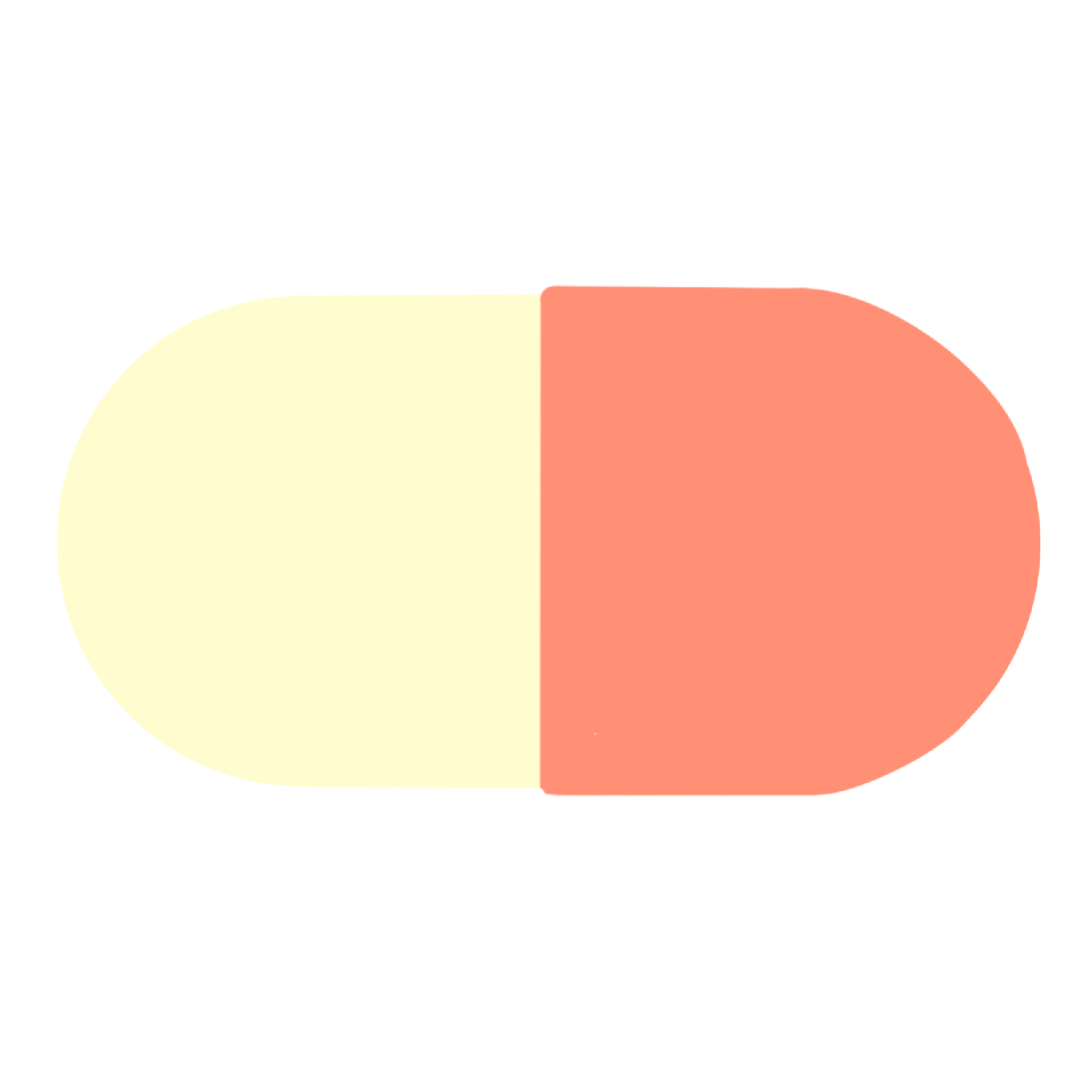 カプセル型のお薬のイラスト