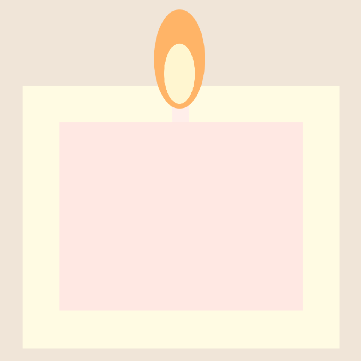 桜色のアロマキャンドル