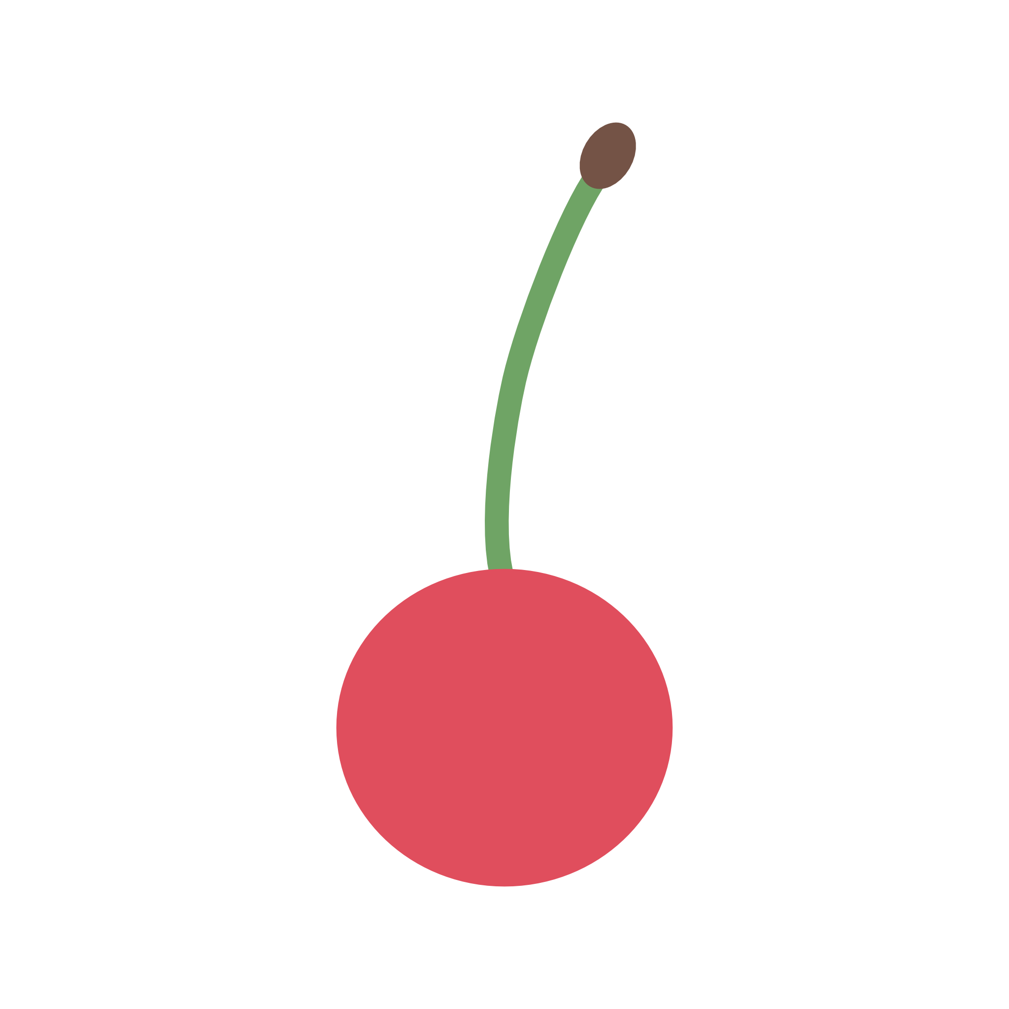 一粒のさくらんぼ