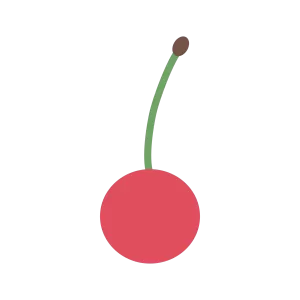 一粒のさくらんぼ