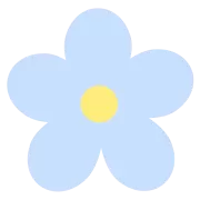 わすれなぐさの花