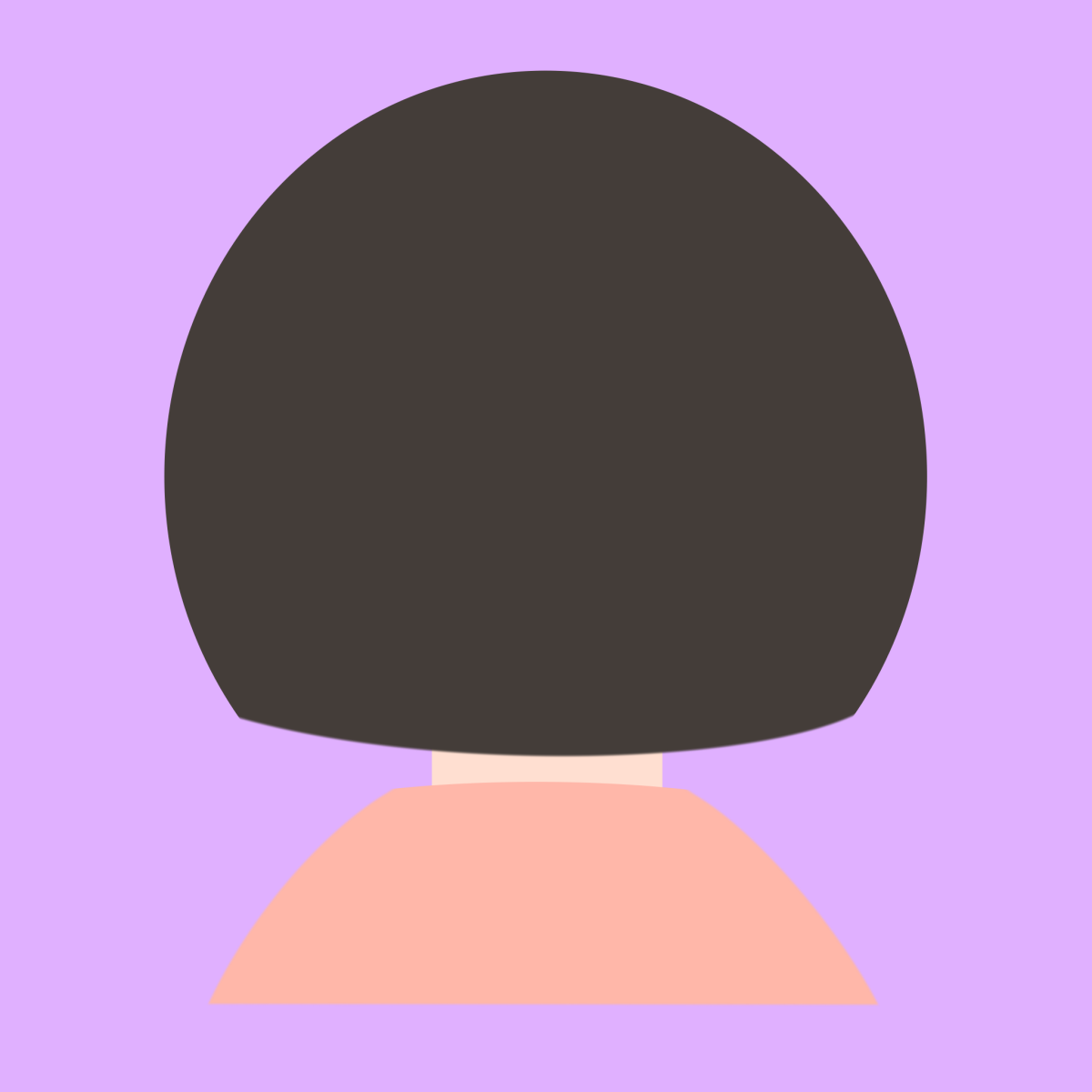 女の子の後ろ姿のイラスト