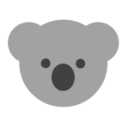 コアラの顔