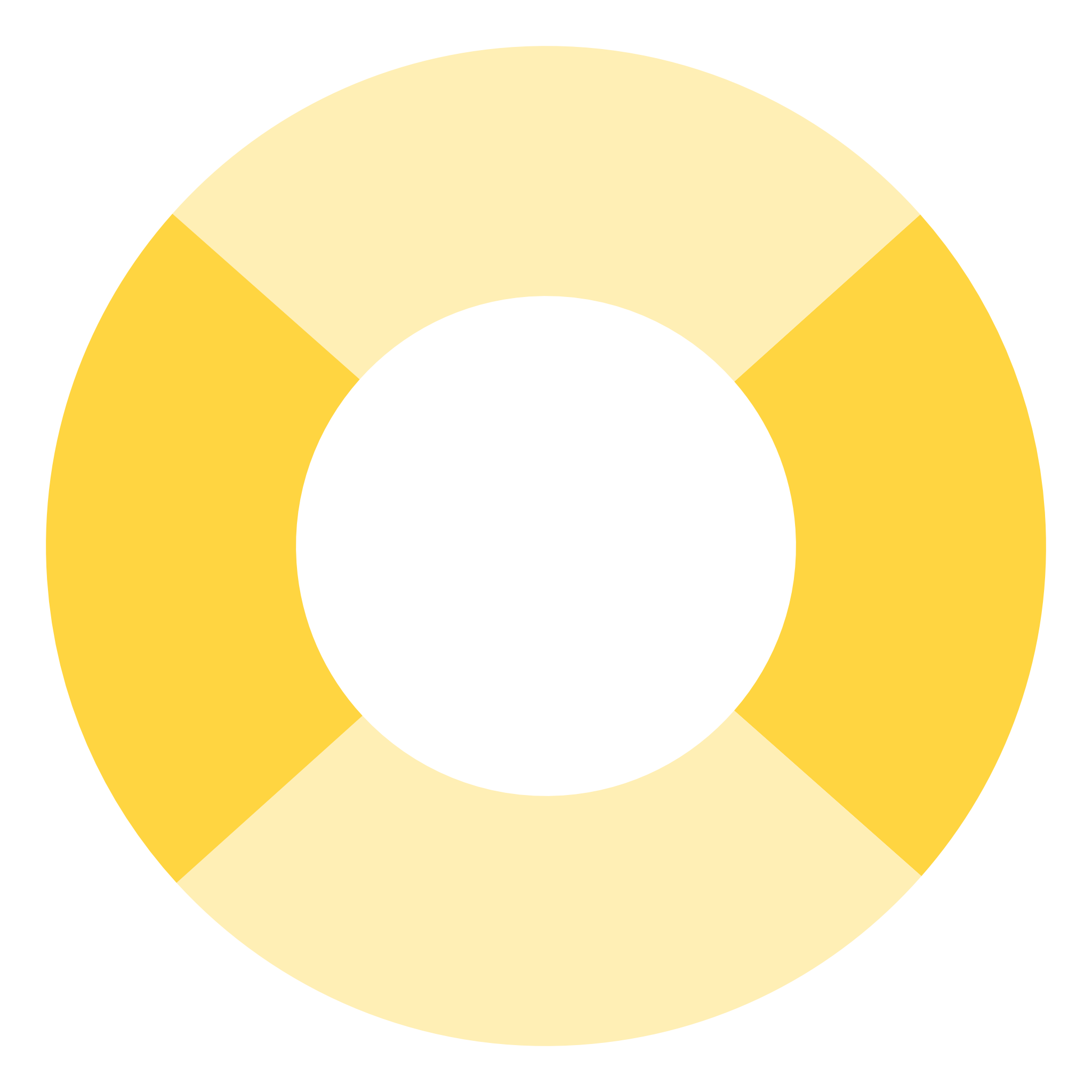 浮き輪（ベクターリメイク）のイラスト