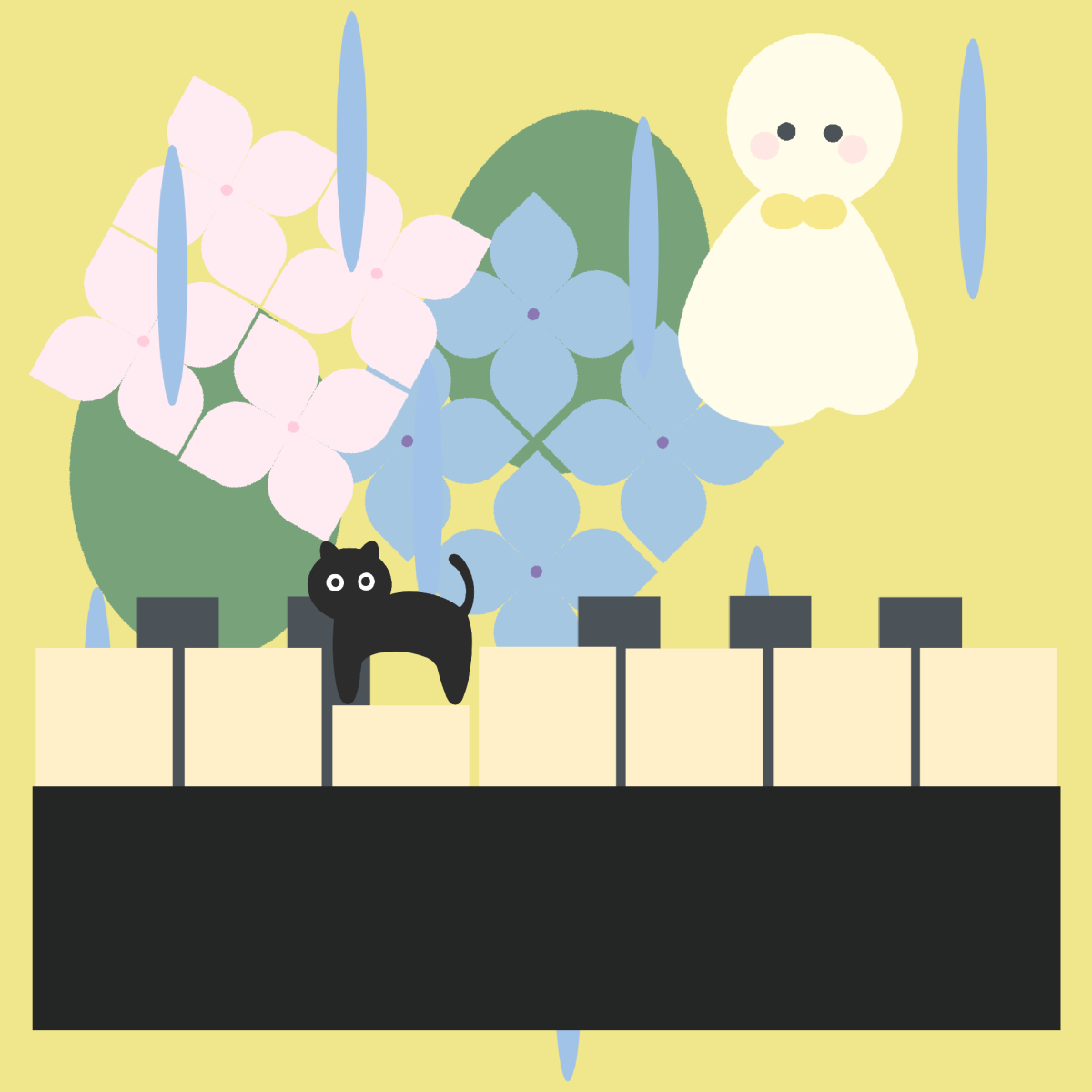 雨の日のピアノ