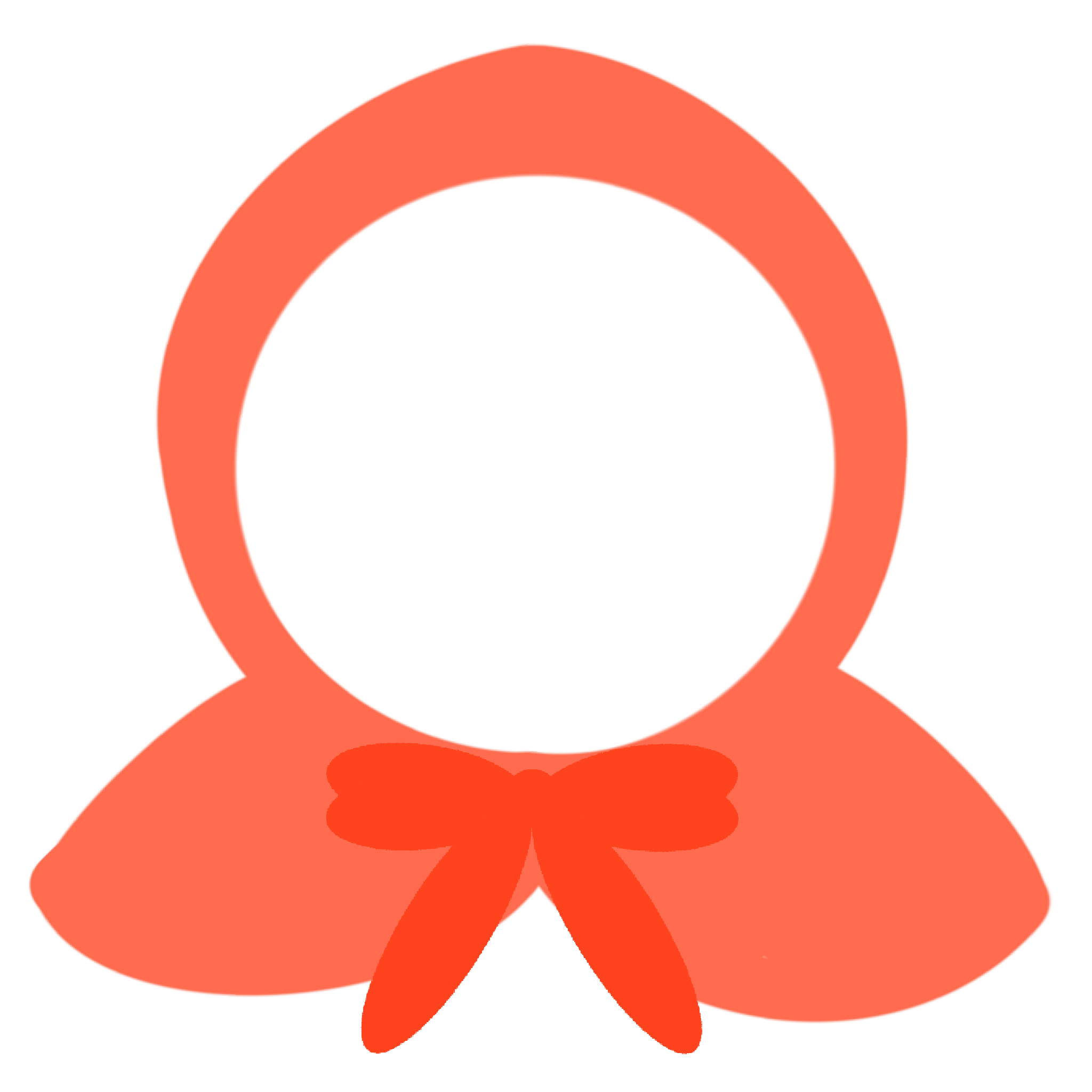 合成用の赤ずきんのイラスト