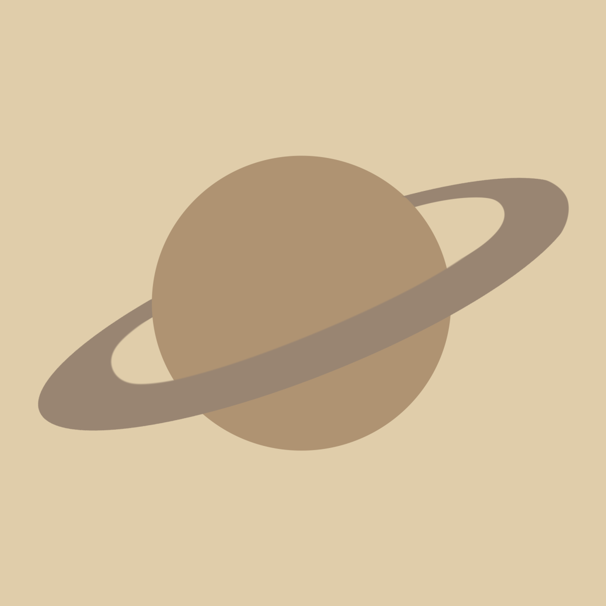 土星のイラスト