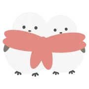 シマエナガのあいあいマフラー