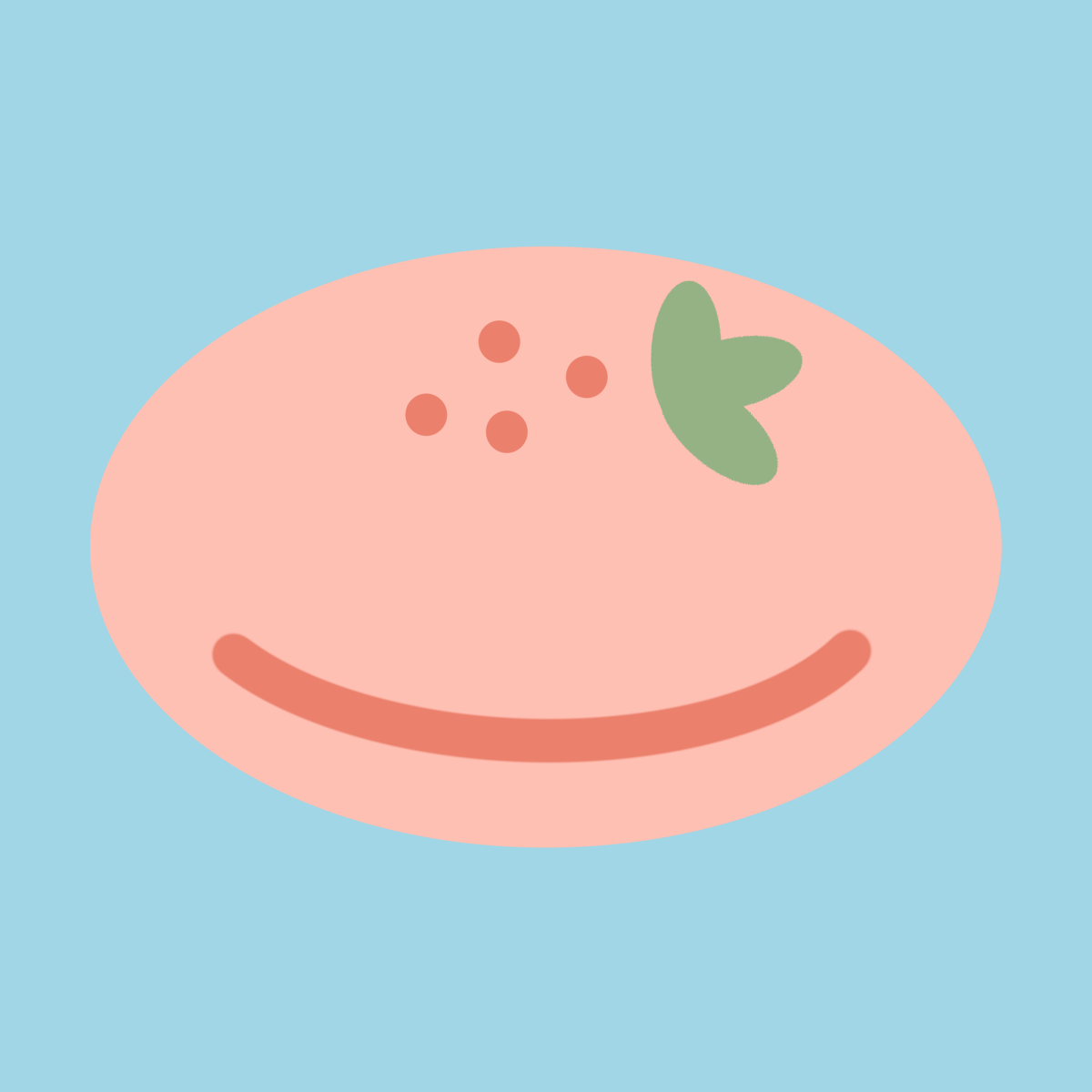 いちごのマカロン