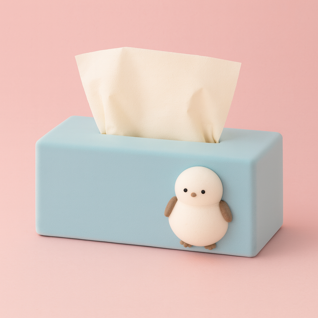 ティッシュを使用したAI生成製品