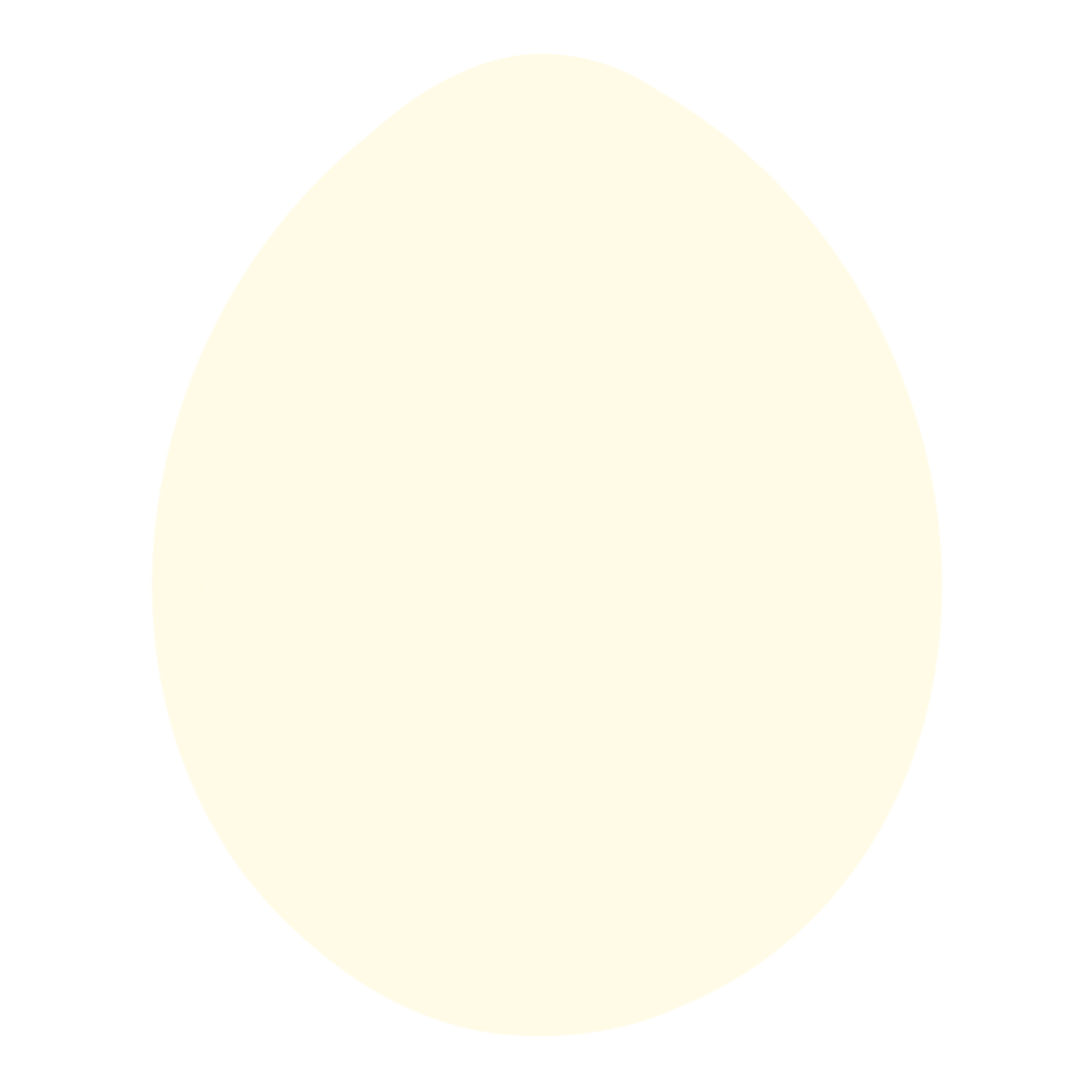 影がない白い玉子のイラスト