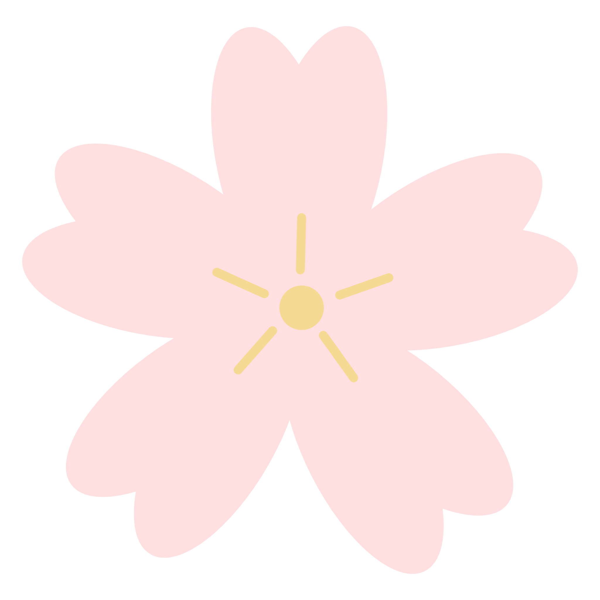 桜の花（ベクターリメイク）