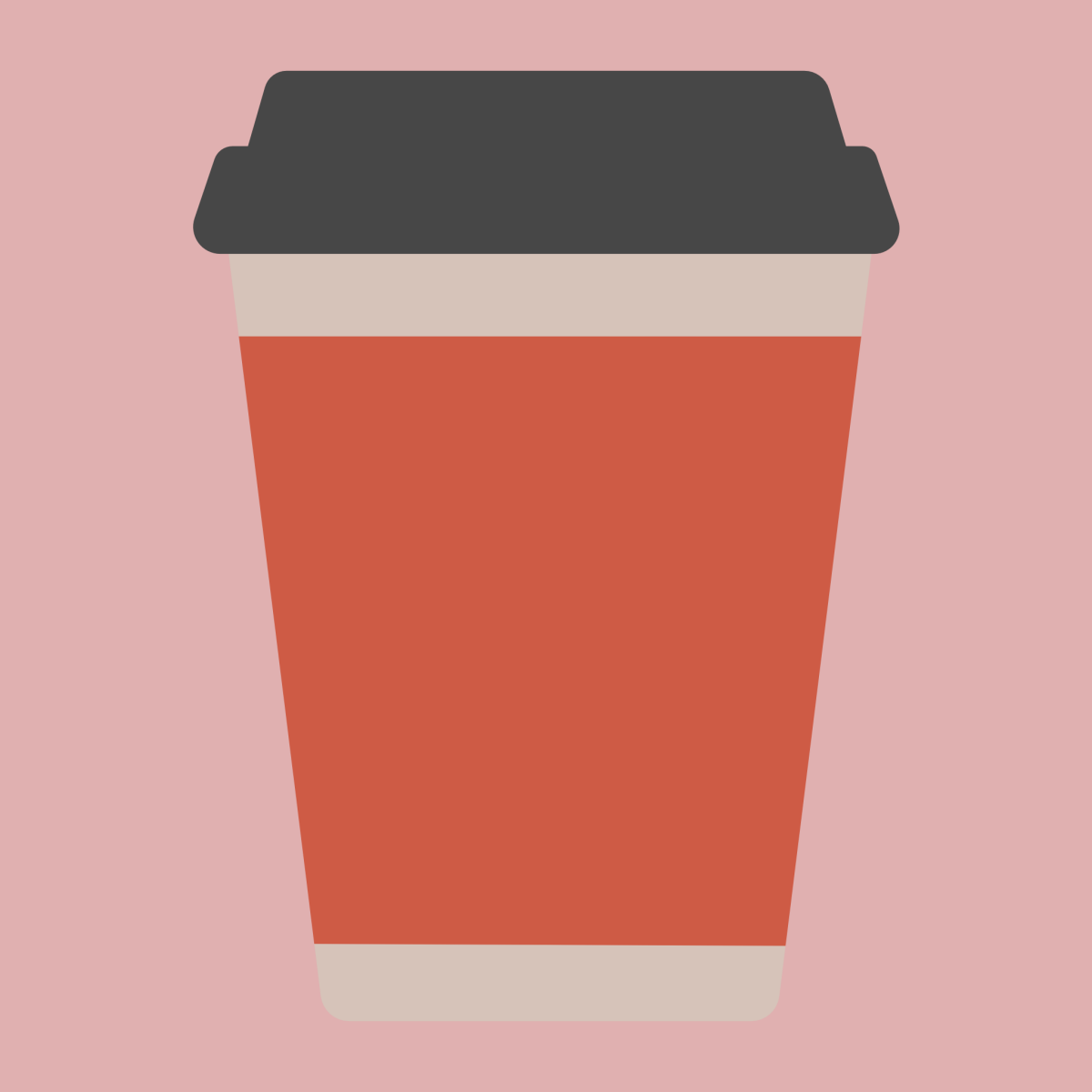 紙コップに入ったホットコーヒー