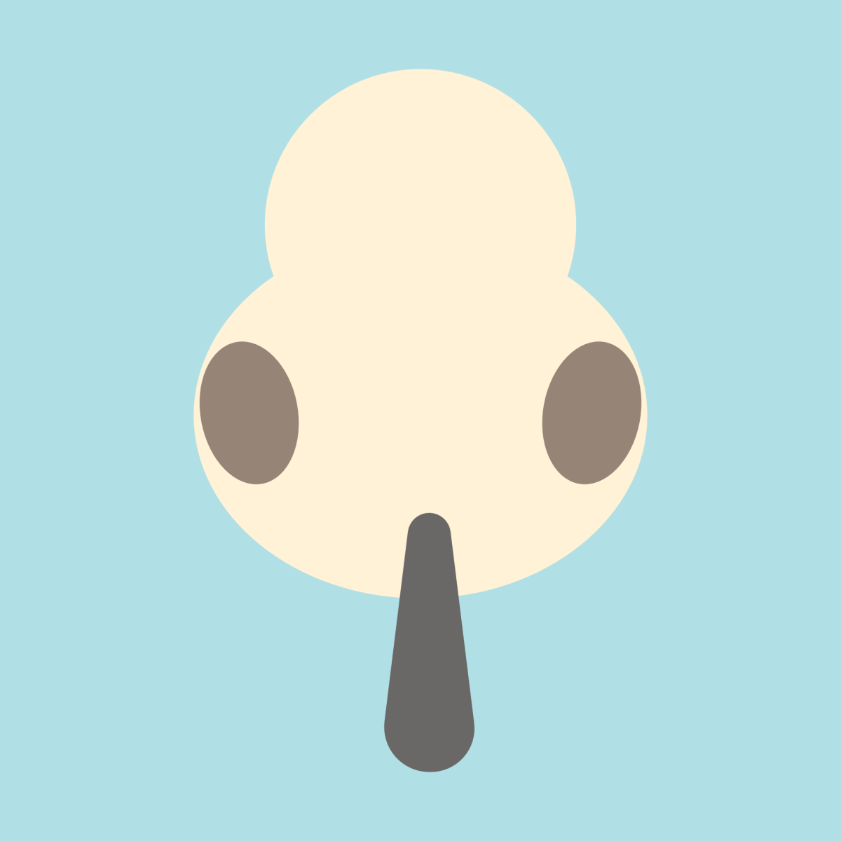 シマエナガの後ろ姿