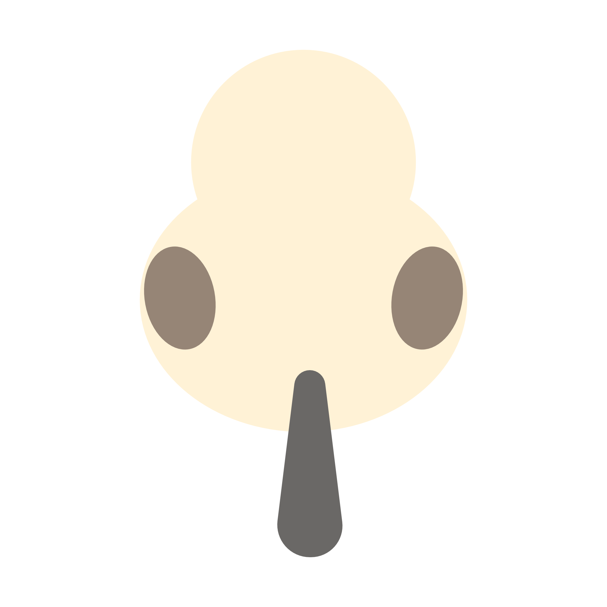 シマエナガの後ろ姿