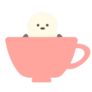 ティーカップに入ったシマエナガ