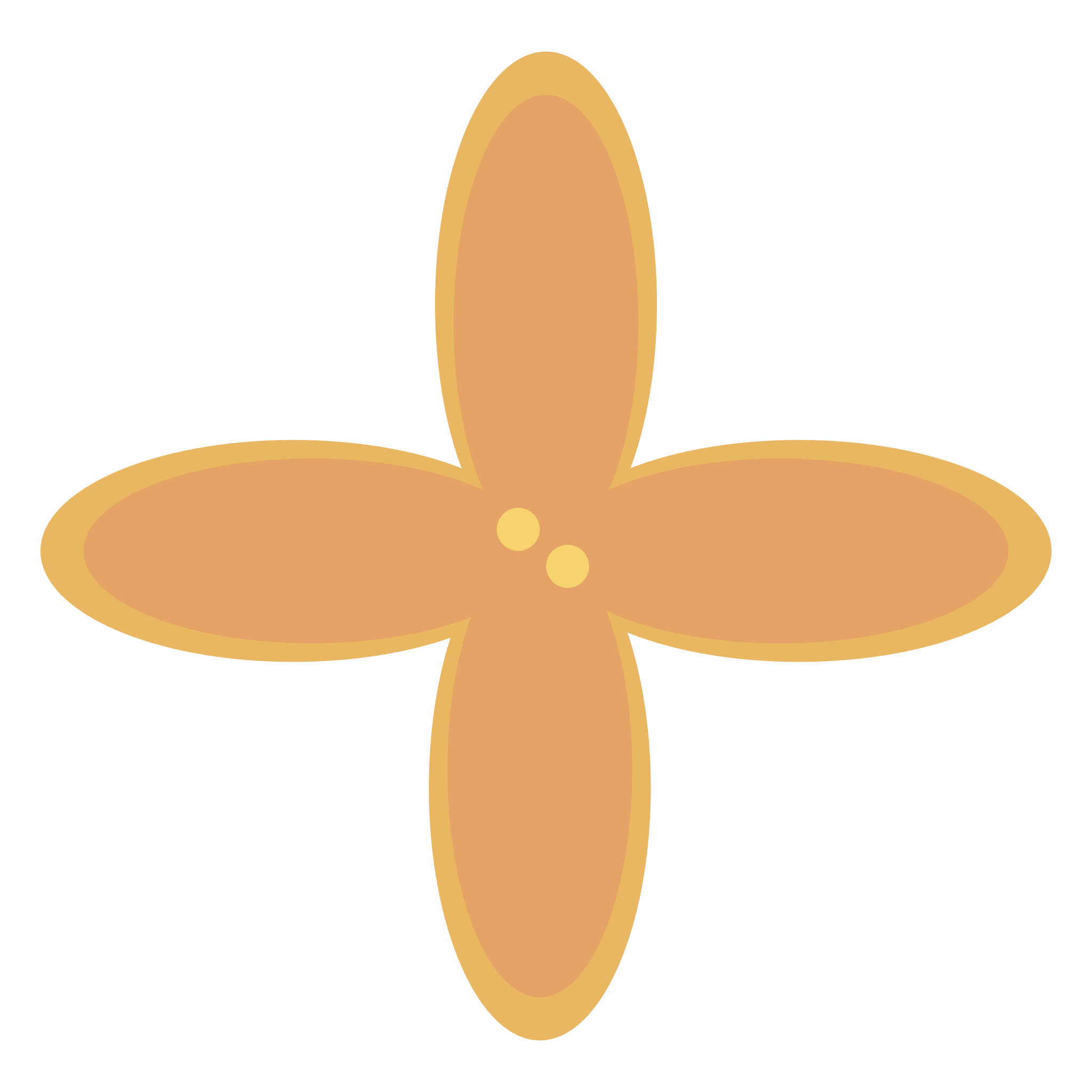 金木犀の花のイラスト