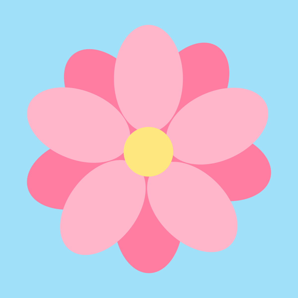 桃の花（ベクターリメイク）